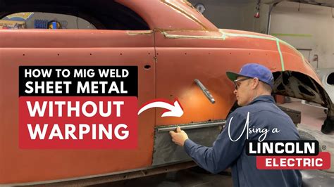 learning to mig weld sheet metal|welding sheet metal without warping.